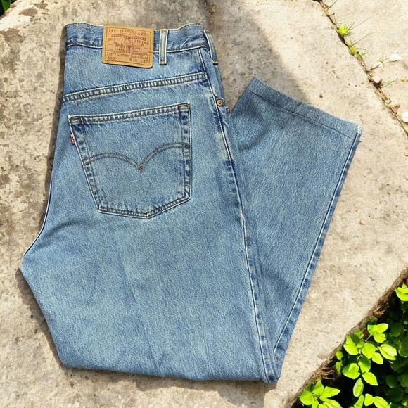 Levi's 560 Vintage Y2K 2001 Loose Fit Denim Blue Jeans Men's Size 38 x 30 - Picture 1 of 10